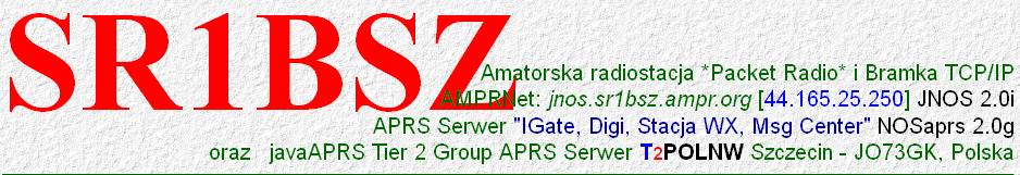 Amatorska bramka AmprNet SR1BSZ, Szczecin